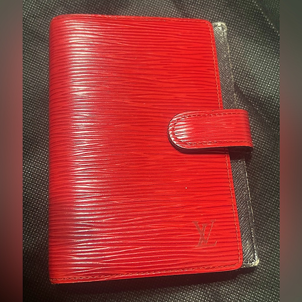 🍓Louis Vuitton Red Epi Leather Agenda Book🍓